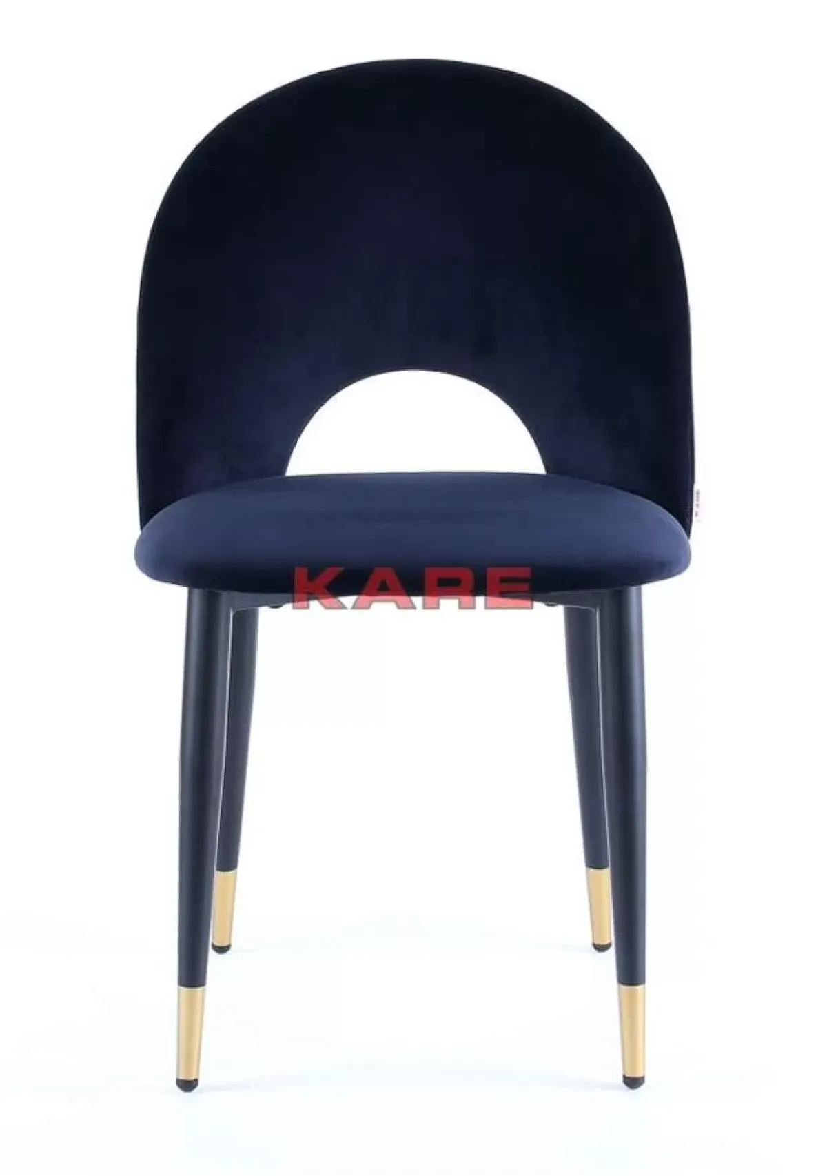 KARE Design Stuhl Iris Velvet Blau (2/Set)- Stühle