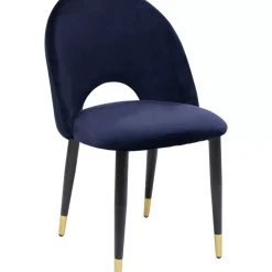KARE Design Stuhl Iris Velvet Blau (2/Set)- Stühle