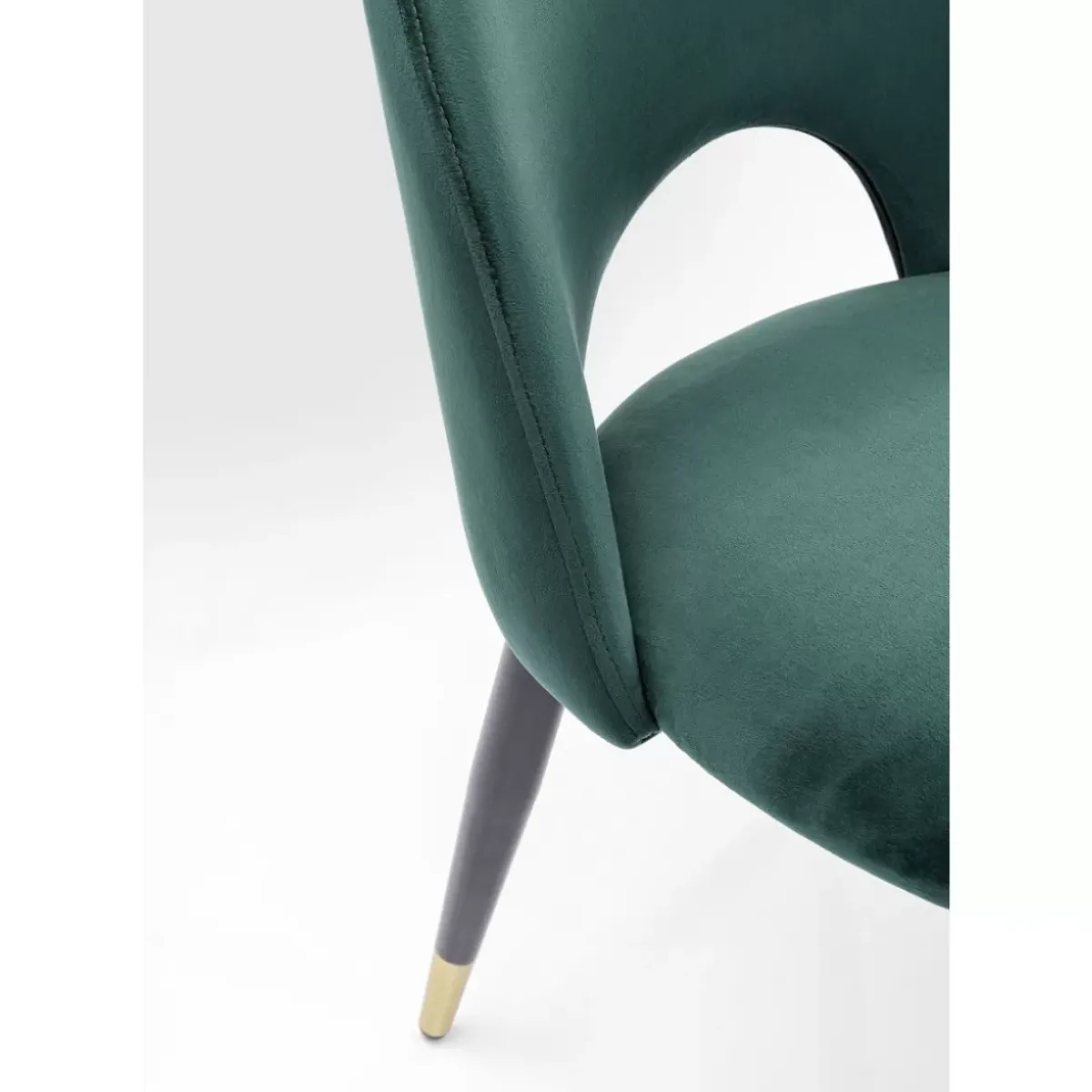 KARE Design Stuhl Iris Velvet Grun- Stühle