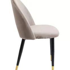 KARE Design Stuhl Iris Velvet Taupe (2/Set)- Stühle