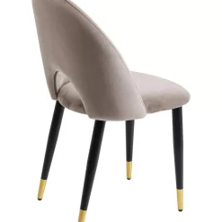 KARE Design Stuhl Iris Velvet Taupe (2/Set)- Stühle