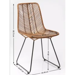 KARE Design Stuhl Ko Lanta Natur- Stühle