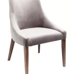 KARE Design Stuhl Mode Velvet Grau- Stühle