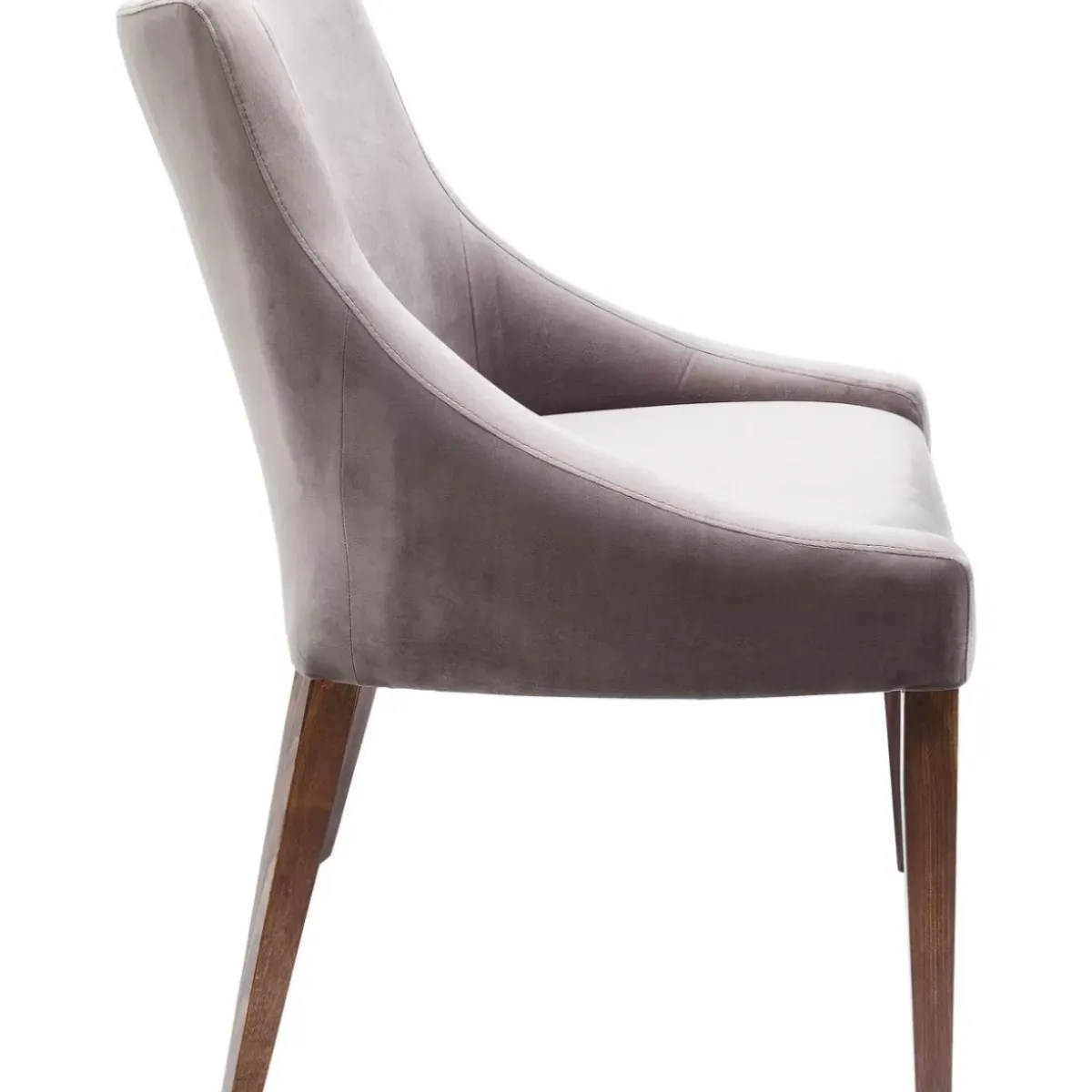 KARE Design Stuhl Mode Velvet Grau- Stühle