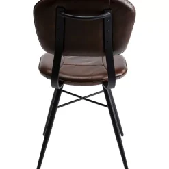 KARE Design Stuhl Samba Leder Braun- Stühle