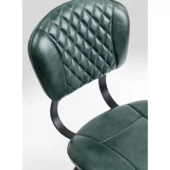 KARE Design Stuhl Samba Leder Dunkelgrun- Stühle