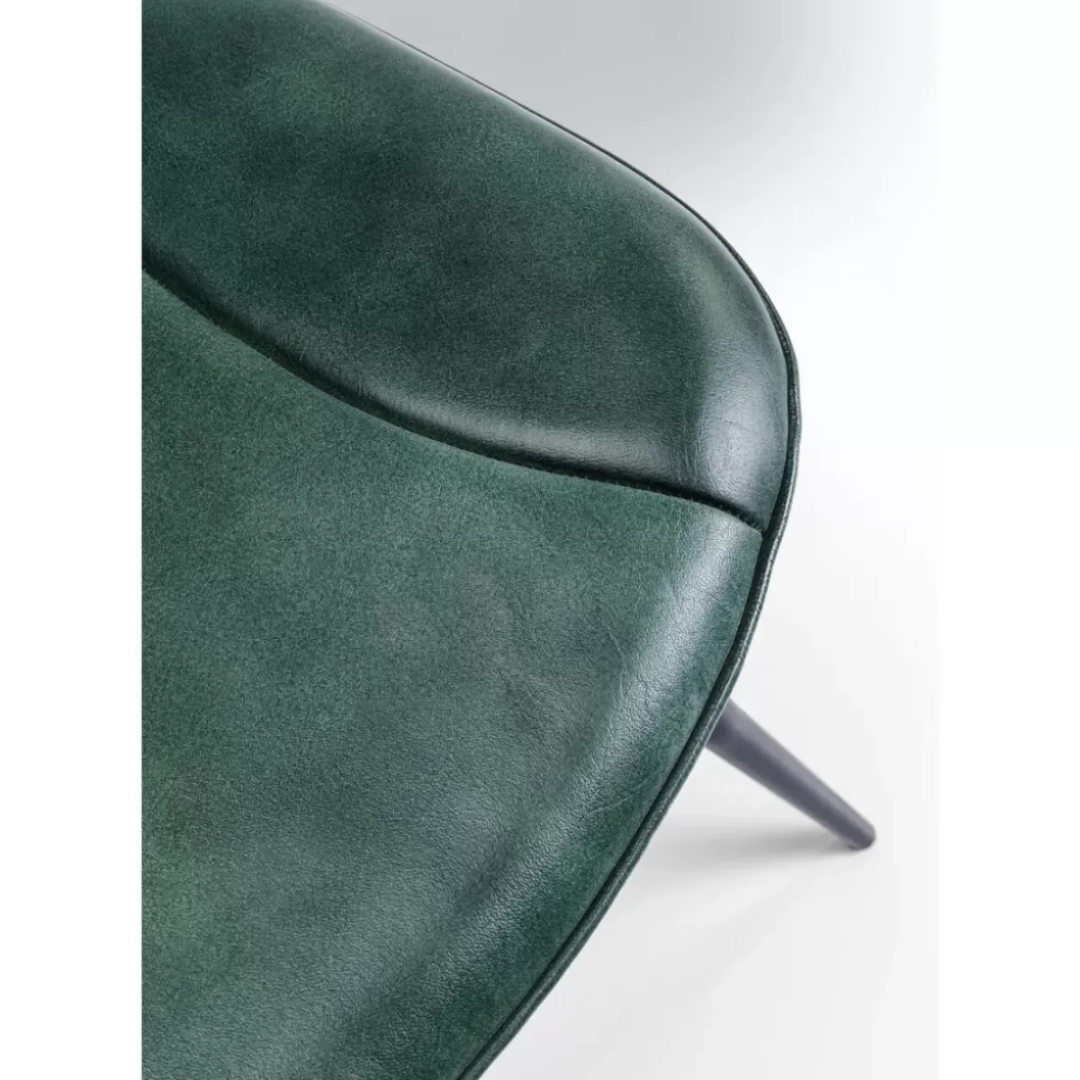 KARE Design Stuhl Samba Leder Dunkelgrun- Stühle
