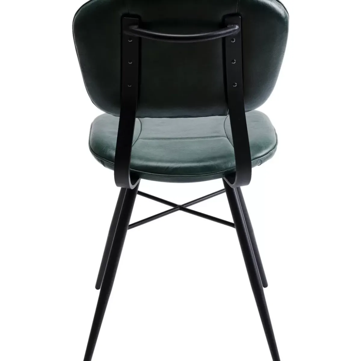 KARE Design Stuhl Samba Leder Dunkelgrun- Stühle