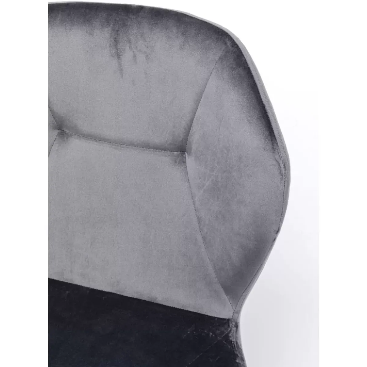 KARE Design Stuhl Viva Grau Chrom- Stühle