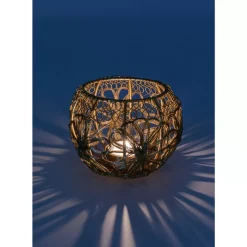 KARE Design Teelichthalter Hayat Brass O12Cm- Deko & Geschenkartikel