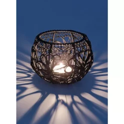 KARE Design Teelichthalter Hayat Schwarz O12Cm- Deko & Geschenkartikel