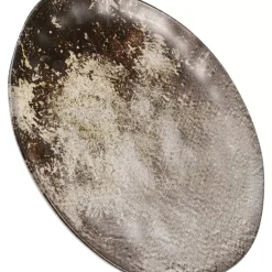 KARE Design Teller Savannah Braun/Grau Matt O20Cm- Geschirr & Tischaccessoires