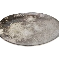 KARE Design Teller Savannah Braun/Grau Matt O20Cm- Geschirr & Tischaccessoires