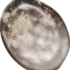 KARE Design Teller Savannah Braun/Grau Matt O26Cm- Geschirr & Tischaccessoires