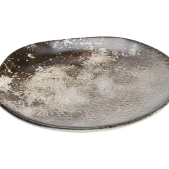 KARE Design Teller Savannah Braun/Grau Matt O26Cm- Geschirr & Tischaccessoires