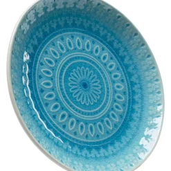 KARE Design Teller Sicilia Blau O21Cm- Geschirr & Tischaccessoires