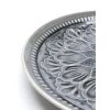 KARE Design Teller Sicilia Mandala Grau O27Cm- Geschirr & Tischaccessoires