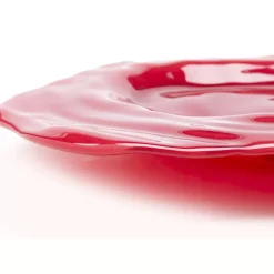 KARE Design Teller Tornado Rot O46Cm- Geschirr & Tischaccessoires