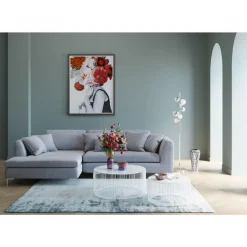 KARE Design Teppich Glimmer Blau 170X240Cm- Teppiche