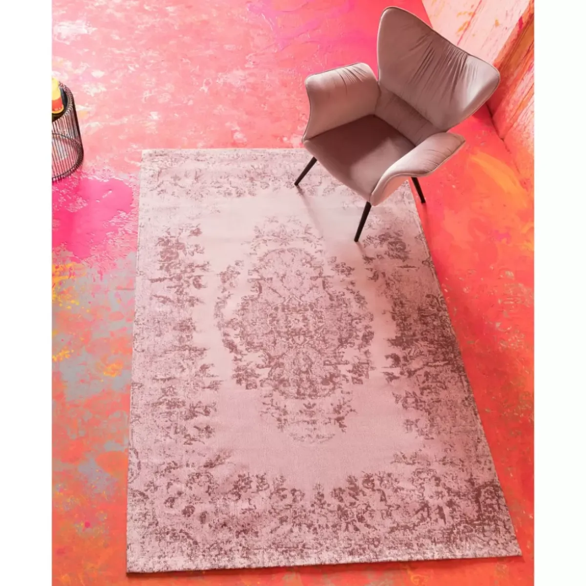 KARE Design Teppich Kelim Ornament Powder 170X240Cm- Teppiche