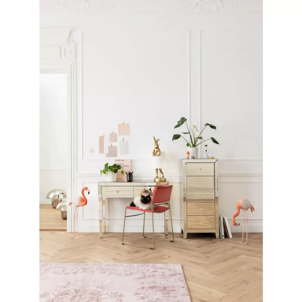 KARE Design Teppich Kelim Ornament Powder 170X240Cm- Teppiche