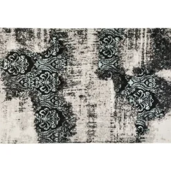 KARE Design Teppich Kelim Ornament Turkis 170X240Cm- Teppiche