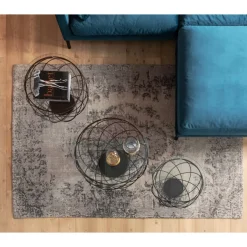 KARE Design Teppich Kelim Pop Grey 170X240Cm- Teppiche