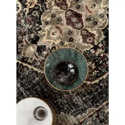 KARE Design Teppich Ornamento Anthrazit 170X240Cm- Teppiche