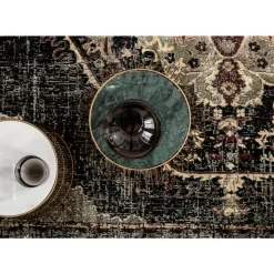 KARE Design Teppich Ornamento Anthrazit 170X240Cm- Teppiche