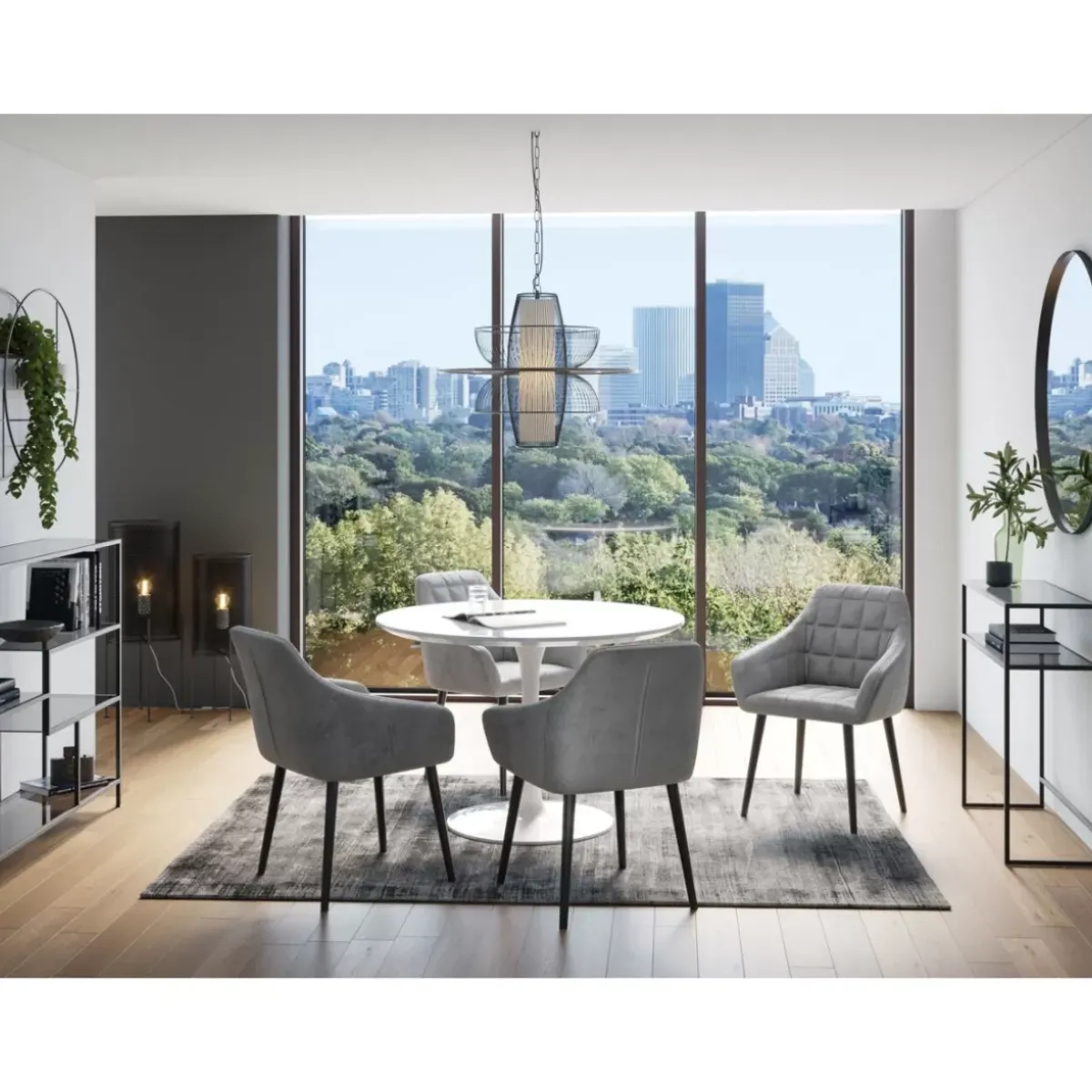 KARE Design Teppich Runway Grau 170X240Cm- Teppiche