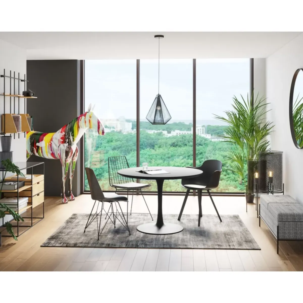 KARE Design Teppich Runway Grau 170X240Cm- Teppiche