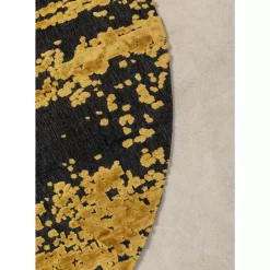 KARE Design Teppich Silja Gelb O200Cm- Teppiche