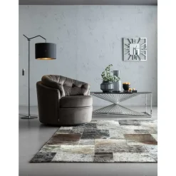 KARE Design Teppich Squares Grau 170X240Cm- Teppiche