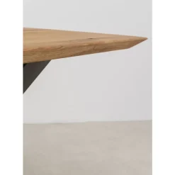 KARE Design Tisch Symphony Eiche Cross Schwarz 180X90Cm- Tische