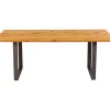 KARE Design Tisch Symphony Eiche Rohstahl 200X100- Tische