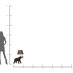 KARE Design Tischleuchte Animal Elephant Safari- Tischleuchten