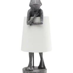 KARE Design Tischleuchte Animal Frog Grau- Tischleuchten