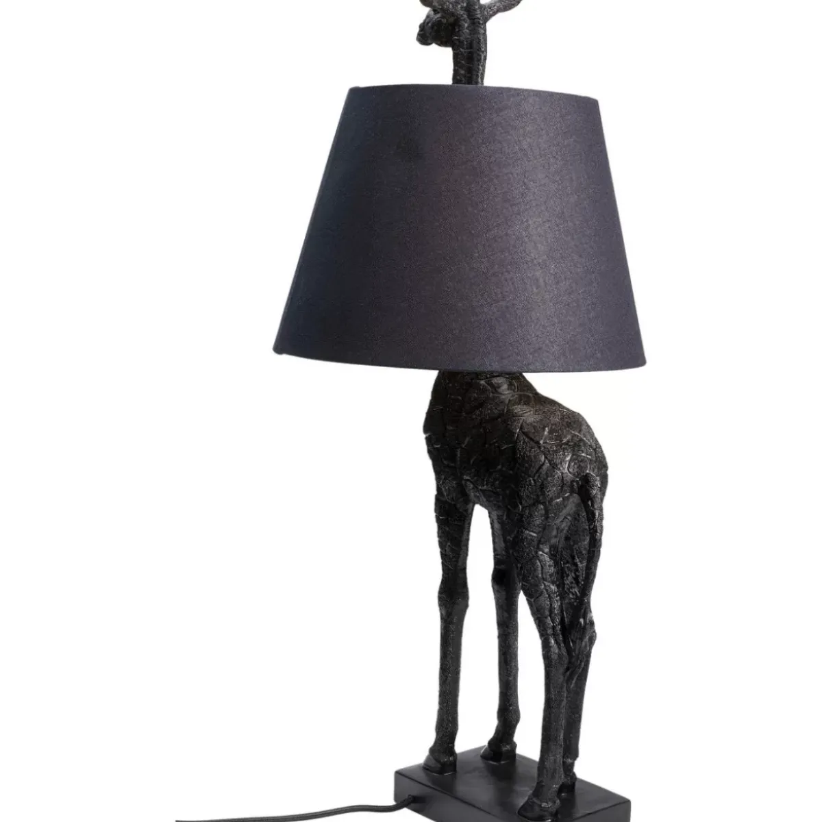 KARE Design Tischleuchte Animal Giraffe Matt Schwarz- Tischleuchten
