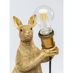 KARE Design Tischleuchte Animal Kangaroo Gold 46Cm- Tischleuchten