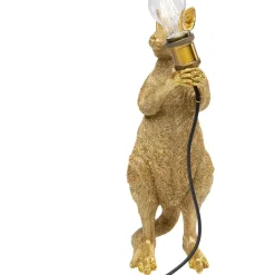 KARE Design Tischleuchte Animal Kangaroo Gold 46Cm- Tischleuchten