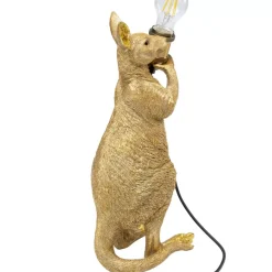 KARE Design Tischleuchte Animal Kangaroo Gold 46Cm- Tischleuchten