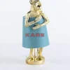 KARE Design Tischleuchte Animal Monkey Gold Blau- Tischleuchten