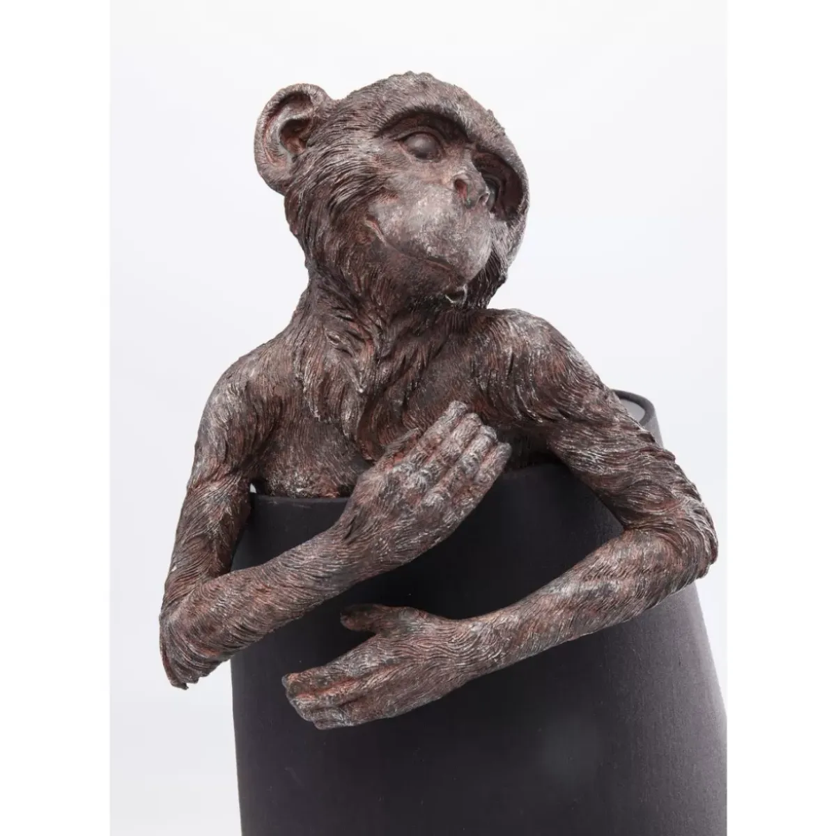 KARE Design Tischleuchte Animal Monkey Braun Schwarz- Tischleuchten