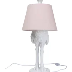 KARE Design Tischleuchte Animal Ostrich Weis 66Cm- Tischleuchten
