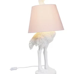 KARE Design Tischleuchte Animal Ostrich Weis 66Cm- Tischleuchten
