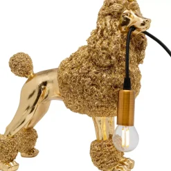 KARE Design Tischleuchte Animal Poodle Gold 32Cm- Tischleuchten