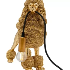 KARE Design Tischleuchte Animal Poodle Gold 32Cm- Tischleuchten
