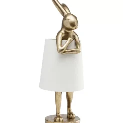 KARE Design Tischleuchte Animal Rabbit Gold 68Cm- Tischleuchten