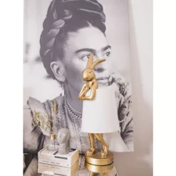 KARE Design Tischleuchte Animal Rabbit Gold 68Cm- Tischleuchten