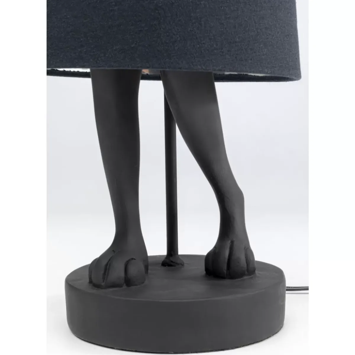 KARE Design Tischleuchte Animal Rabbit Matt Schwarz 68Cm- Tischleuchten